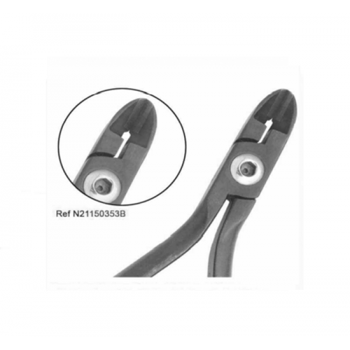 Hard Wire Cutter Black 15 Degree 12Cm