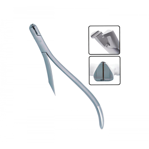 Flush Cut Distal End Cutter Safty Hold. Cutting: Min: .016" Max: .021"X.025"